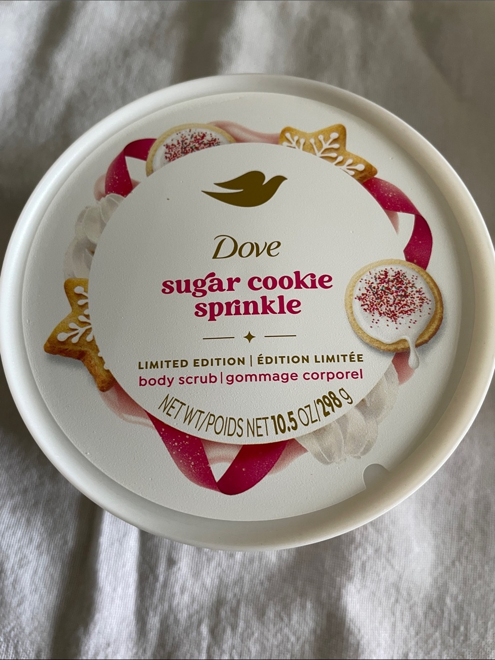 Dove Sugar Cookie Sprinkle Body Scrub - Pink